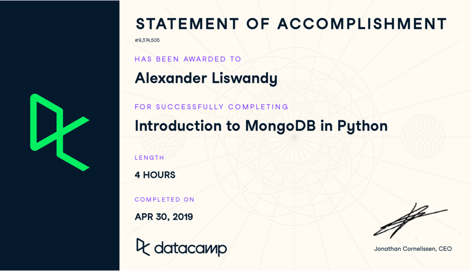 Introduction to MongoDB in Python